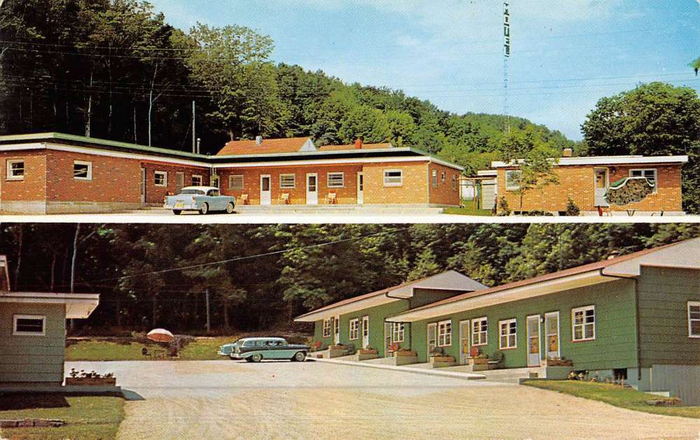 Cousineaus Terrace Court (Terrace Motel) - Old Post Card